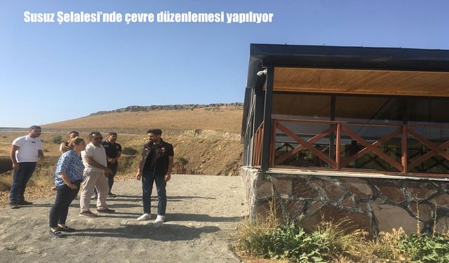 Susuz Şelalesi Çevresinde Çevre Düzenleme Çalışmaları Devam Ediyor