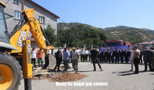 Mutki’de doğal gaz dönemi başlıyor: İlçe halkı tarihi günü kutluyor
