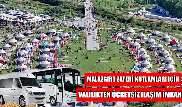 Muş'ta 26 Ağustos'ta ulaşım ücretsiz