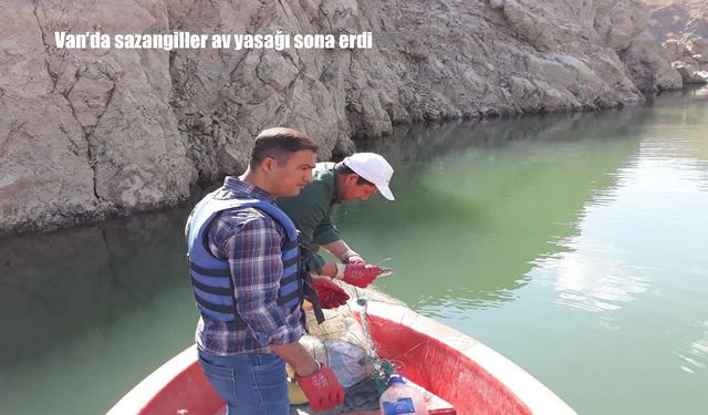 Van’da sazangiller av yasağı sona erdi