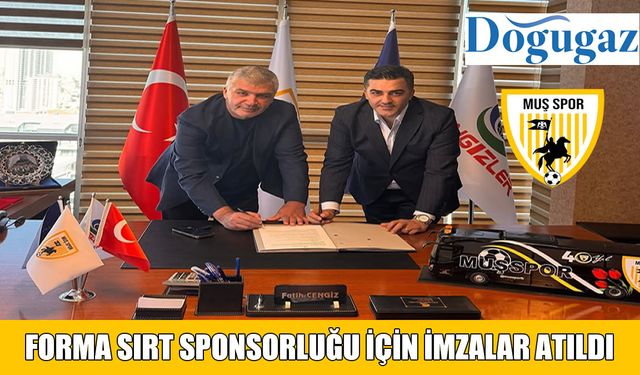 Muşspor ile Doğugaz arasında sponsorluk anlaşması imzalandı