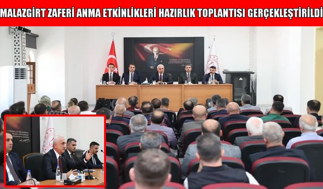 Vali Çakır başkanlığında Malazgirt Zaferi'nin 954. yıl dönümü koordinasyon toplantısı yapıldı