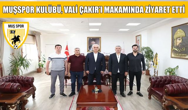 Vali Çakır'dan Muş Spor Akademisi'ne destek