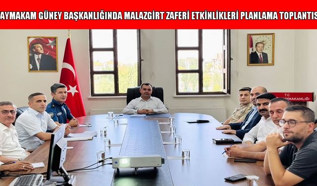 Hasköy’de 'Malazgirt Zaferi' etkinlikleri toplantısı