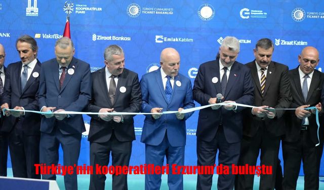 200 Kooperatif Erzurum Fuarı’nda Ürünlerini Sergiledi