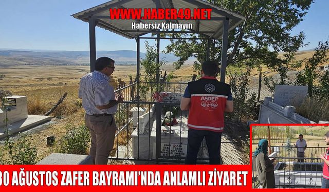 Varto’da şehit ailelerine vefa ziyareti