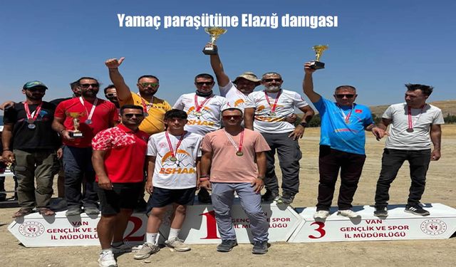 Elazığlı sporculardan yamaç paraşütünde büyük başarı