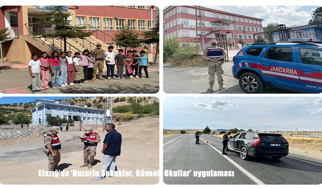 Elazığ’da “Huzurlu Sokaklar, Güvenli Okullar” Uygulaması: Binlerce Kişi Sorgulandı