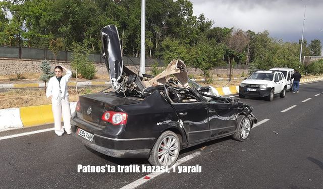 Patnos’ta Otomobil Tıra Çarptı: 1 Kişi Yaralandı