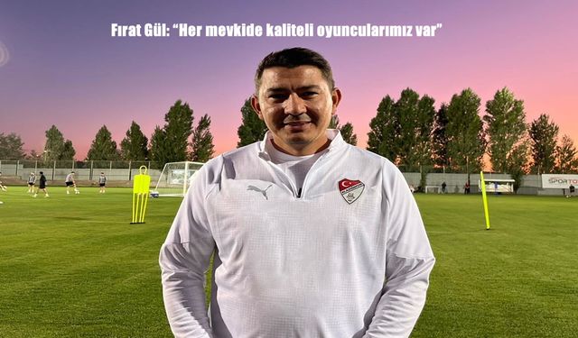 Elazığspor, Beyoğlu Yeni Çarşı Maçına Hazır: Fırat Gül Kadroya Güveniyor