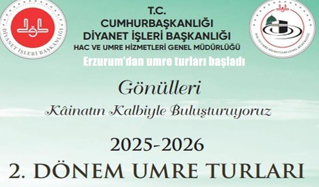 Erzurum’dan İkinci Dönem Umre Turları Başladı