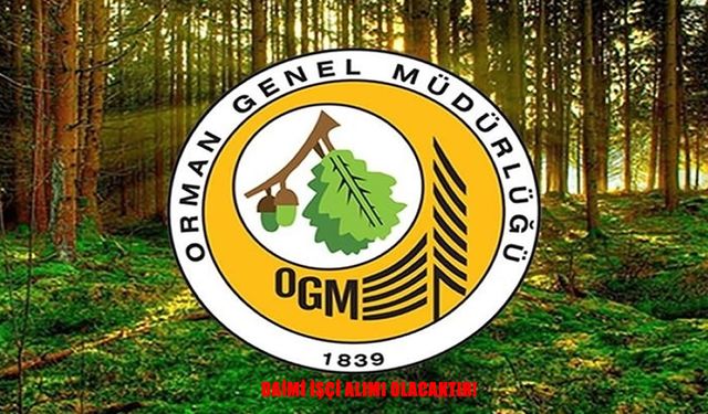Orman Genel Müdürlüğü 262 daimi işçi alacak