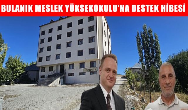 Bulanıklı iş insanı Hüsnü Kara’dan eğitime önemli destek