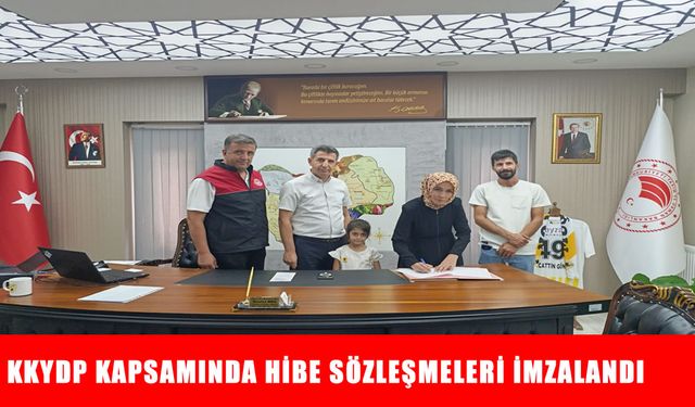Muş'ta tarıma can suyu: Kırsal kalkınma için hibe sözleşmeleri imzalandı