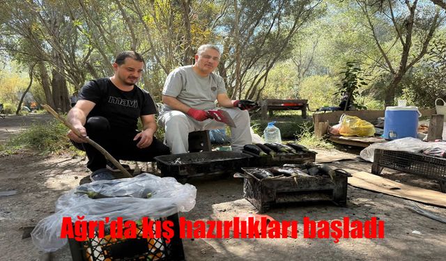 Ağrı’da Kış Sofralarına Yaz Lezzeti Saklanıyor