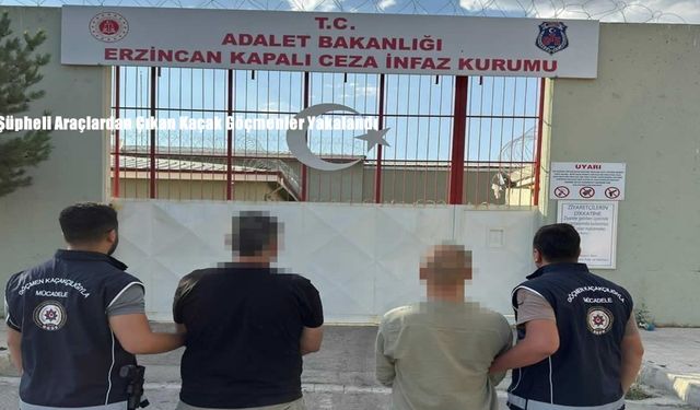 Şüpheli Araçlardan Çıkan Kaçak Göçmenler Yakalandı