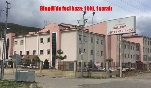 Karlıova’da otomobil yayalara çarptı: 1 ölü, 1 yaralı