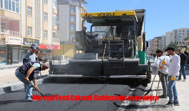 Mareşal Fevzi Çakmak Caddesi’nde Yenileme Çalışmaları Sona Yaklaşıyor