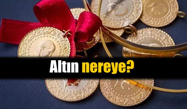Altın önce yükseldi sonra düşüşe geçti!