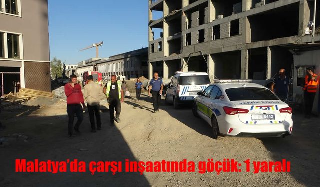 İnşaatta Göçük Paniği: 1 Kişi Yaralandı