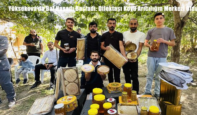 Yüksekova’da Bal Hasadı Başladı: Dilektaşı Köyü Arıcılığın Merkezi Oldu