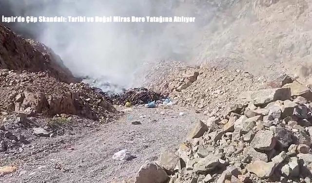 İspir’de Çöp Skandalı: Tarihi ve Doğal Miras Dere Yatağına Atılıyor