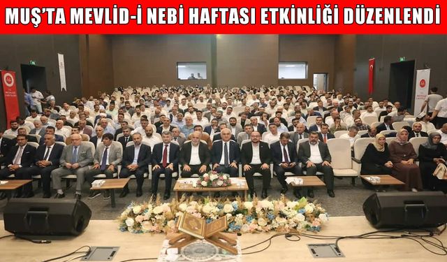 Muş’ta “Peygamberimiz ve Aile Ahlakı” programı düzenlendi