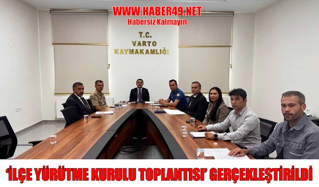 Varto’da güvenli eğitim için iş birliği