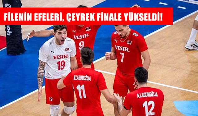 Filenin Efeleri tarih yazdı: Dünya Voleybol Şampiyonası’nda ilk kez çeyrek finale yükseldi