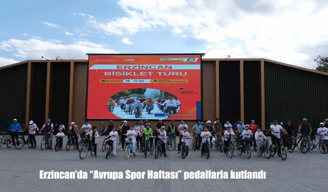 Bisiklet Tutkunları Avrupa Spor Haftası İçin Pedal Çevirdi