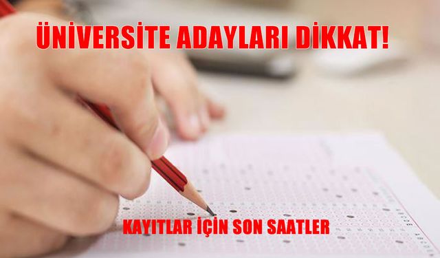 Üniversite Kayıtlarında Son Gün Ne Zaman? E-Kayıtlar Bitti Mi: İşte üniversite kayıt ekranı