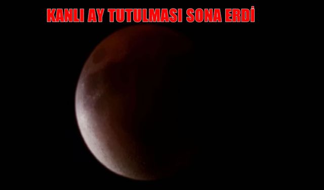 Muş'ta 'kanlı ay' tutulması izleyenleri büyüledi