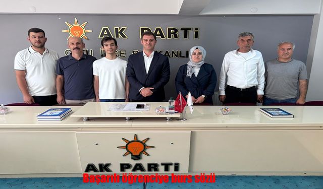 YKS’de Dereceye Giren Öğrenciye Destek