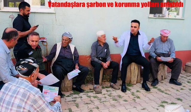 Hakkari Yüksekova’da Vatandaşlara Şarbon Bilgilendirmesi Yapıldı