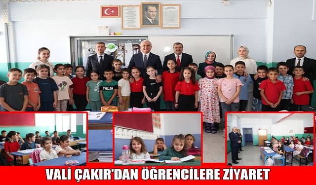 Muş Valisi Çakır, öğrencileri yalnız bırakmadı
