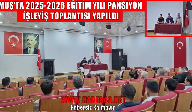 Muş Milli Eğitim’den pansiyonlarda iyileştirme adımları