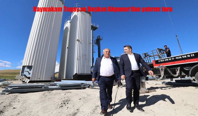 Kaymakam Tugay ve Başkan Akpunar, Aziziye’de Yatırım ve Proje Alanlarını İnceledi