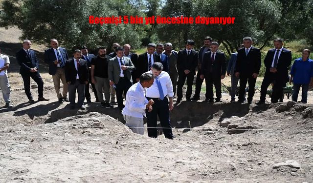 Erzurum Valisi Çiftçi, 5 Bin Yıllık Parmaksız Kale Höyüğü’nde İncelemelerde Bulundu