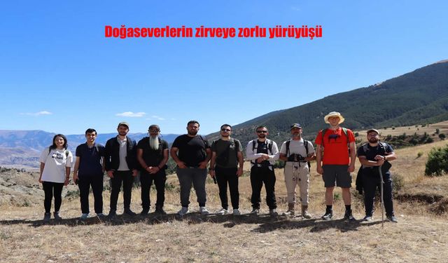Erzurum’un Zirvelerinde Zorlu Trekking: Doğaseverlerden 20 Kilometrelik Yürüyüş
