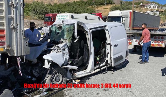 Elazığ’da Trafik Kazalarında Artış