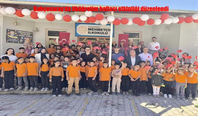 Bahçesaray’da İlköğretim Haftası Coşkusu