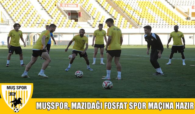 Muşspor, Ziraat Türkiye Kupası 2. Tur maçına hazır