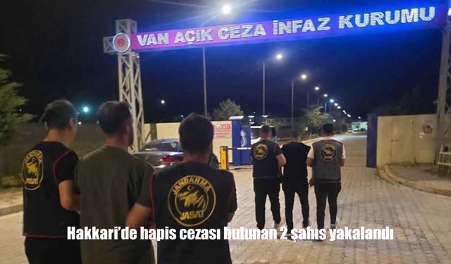 Kesinleşmiş Hapis Cezası Bulunan 2 Şahıs Yakalandı