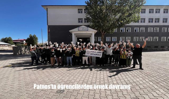 Öğrencilerden Topluma Örnek Davranış