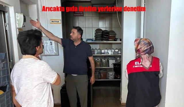 Gıda Üretim Yerleri Denetlendi