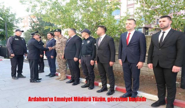 Yeni Emniyet Müdürü Tüzün Görevine Başladı