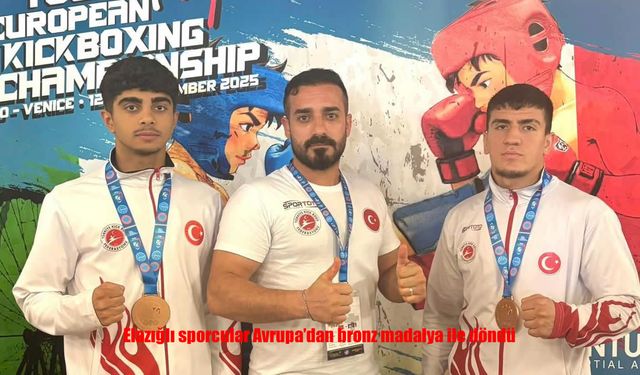 Elazığlı Sporcular Avrupa’dan Bronzla Döndü
