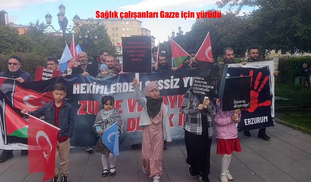 Sağlık Çalışanları 97 Haftadır Gazze İçin Yürüyor