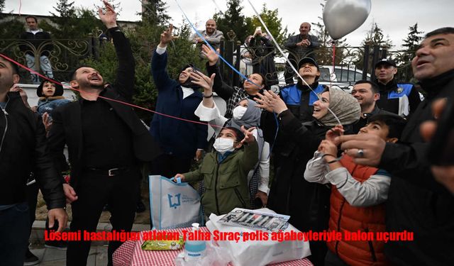 Gökyüzü Talha İçin Rengarenk Balonlarla Süslendi