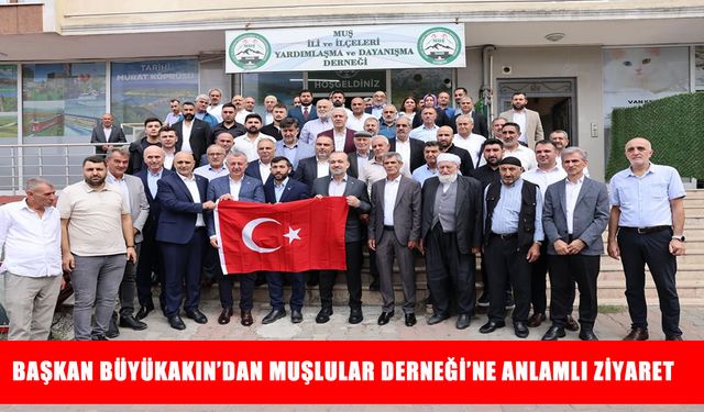 Kocaeli Büyükşehir Belediye Başkanı Büyükakın’dan Çayırova Muşlular Derneği’ne ziyaret